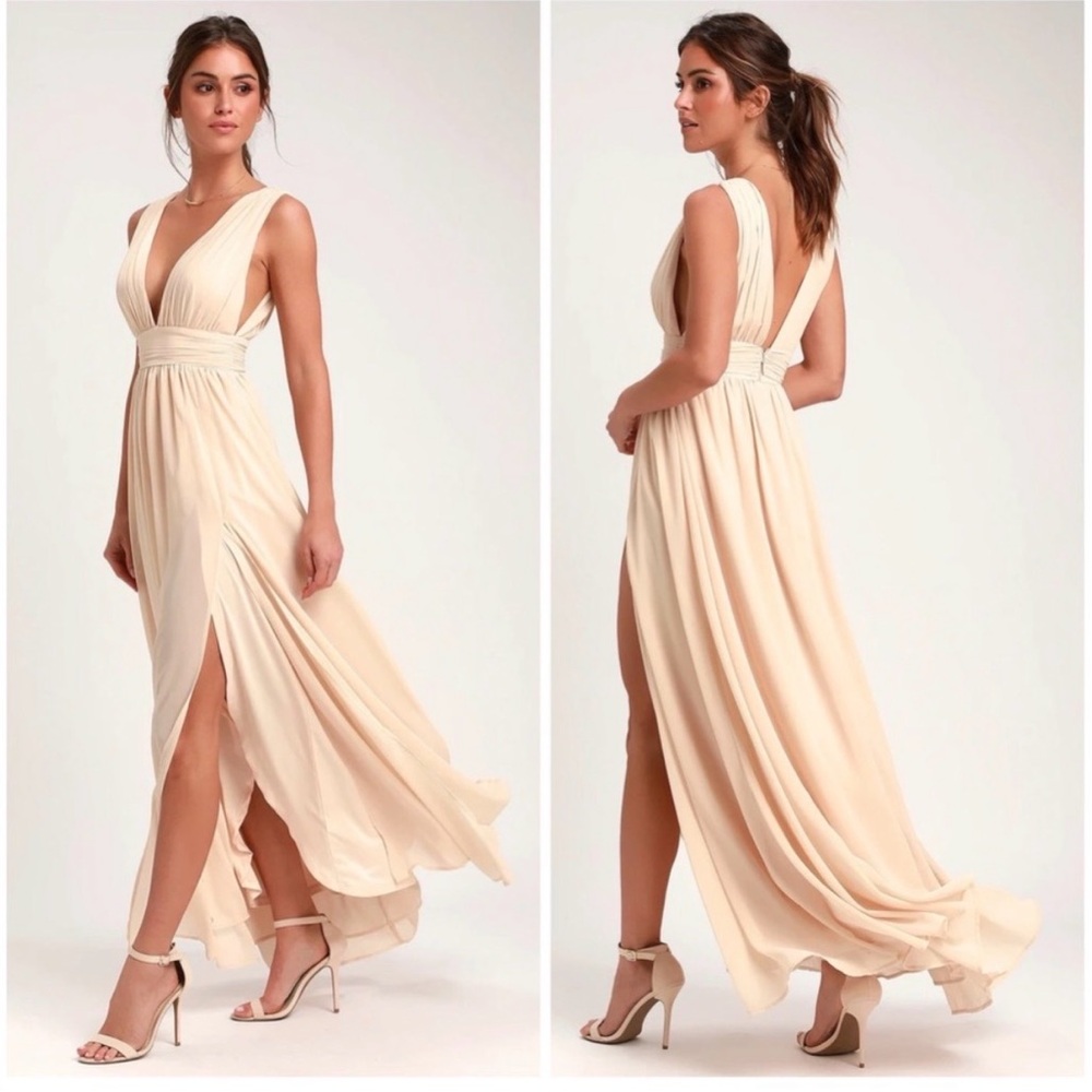 LULUS Heavenly Hues Maxi Dress-Size Small